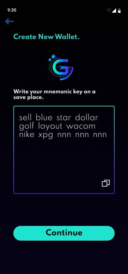 Wallet Web3 interface